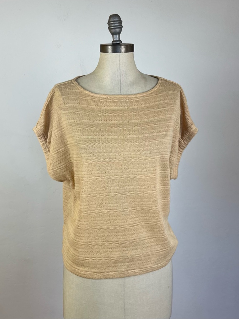 Azul by Moussy Tan Boxy Top